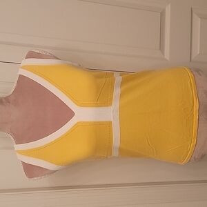 Norton & Co Yellow Sleeveless Shirt size M